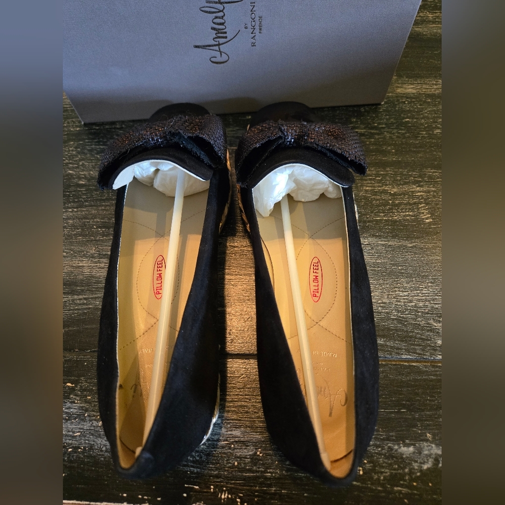 Amalfi By Rangoni "Girella" Style Camoscio Women's Flats - Picture 3 of 6